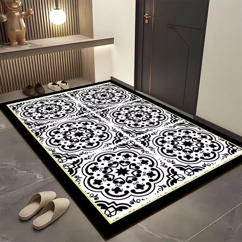 Bohemian Geometric Door Mat for Entryway - Image 24