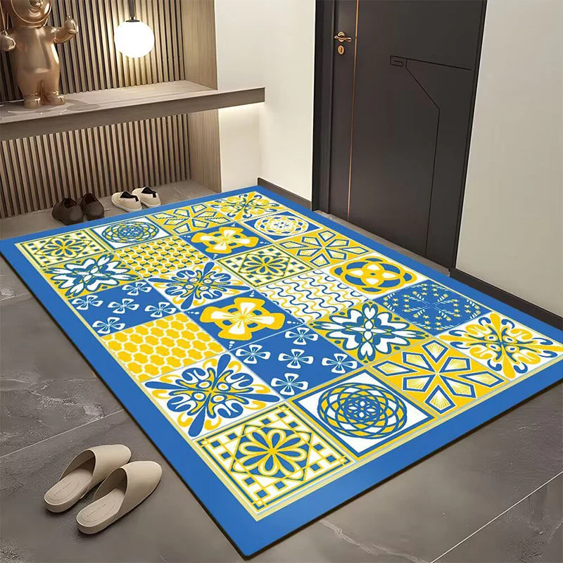 Bohemian Geometric Door Mat for Entryway - Image 25