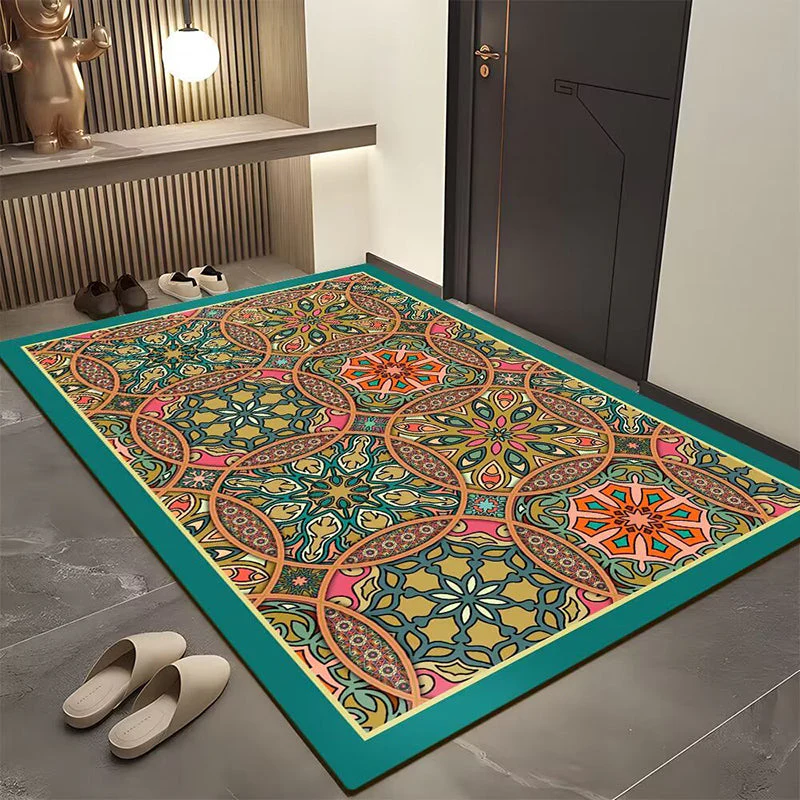 Bohemian Geometric Door Mat for Entryway - Image 27
