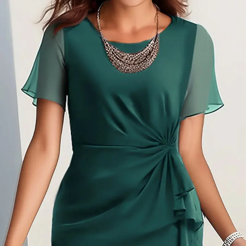💃Elegant Solid Color Dress – Flattering Fit, Versatile Style & All-Day Comfort 💖👗 - Image 11