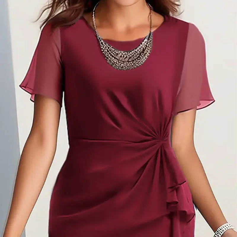 💃Elegant Solid Color Dress – Flattering Fit, Versatile Style & All-Day Comfort 💖👗 - Image 2