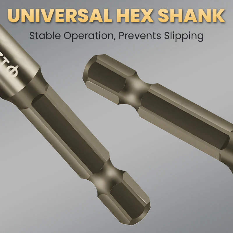 High-Strength 4-Flute Serrated Eccentric Drill Bit Kit - Image 11