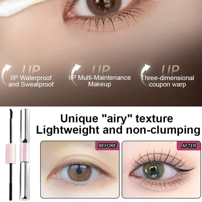 🔥LIMITED SALE BUY 1 GET 1 FREE!!👑Dual-Tip Waterproof Lengthening & Curl Mascara - Image 2