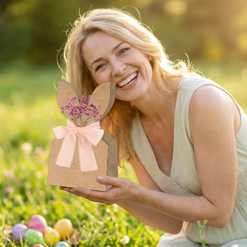 🐰 Brand New for 2026 | Easter Bunny Gift Bags with Ribbons | Ready-to-Fill in Seconds 🎀【24-Pack】 - Image 4