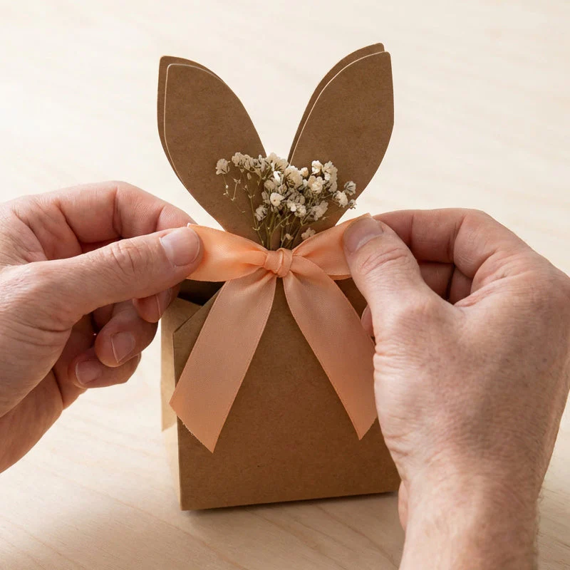 🐰 Brand New for 2026 | Easter Bunny Gift Bags with Ribbons | Ready-to-Fill in Seconds 🎀【24-Pack】 - Image 7