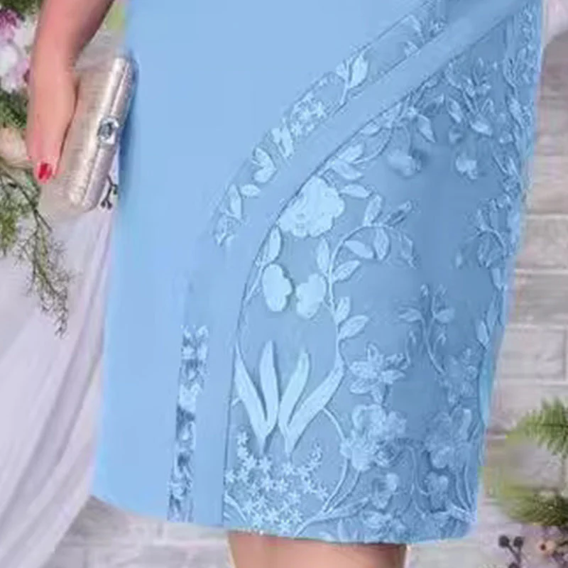🌸Elegant Floral Lace Dress - Image 6