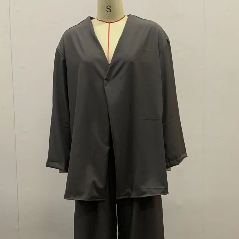 Women's Elegance V-Neck Top & Wide-Leg Pants Set - Image 9
