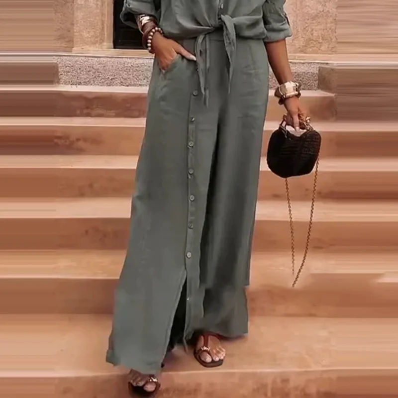 👗New arrival 40% OFF!🥰Women's Elegant Solid Color 2-Piece Set - Image 8