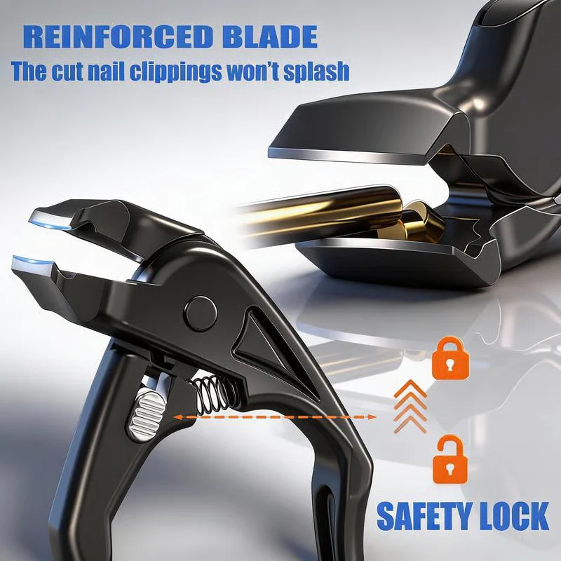 🥳2026 HOT SALE🗣️50K+ SOLD!💅Stainless Steel Nail Clipper with Curved Precision Blades – Effortless for Thick Nails & Seniors! ✂️✨