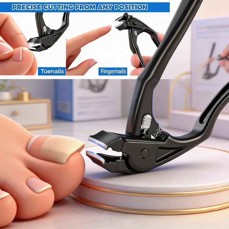 🥳2026 HOT SALE🗣️50K+ SOLD!💅Stainless Steel Nail Clipper with Curved Precision Blades – Effortless for Thick Nails & Seniors! ✂️✨ - Image 3
