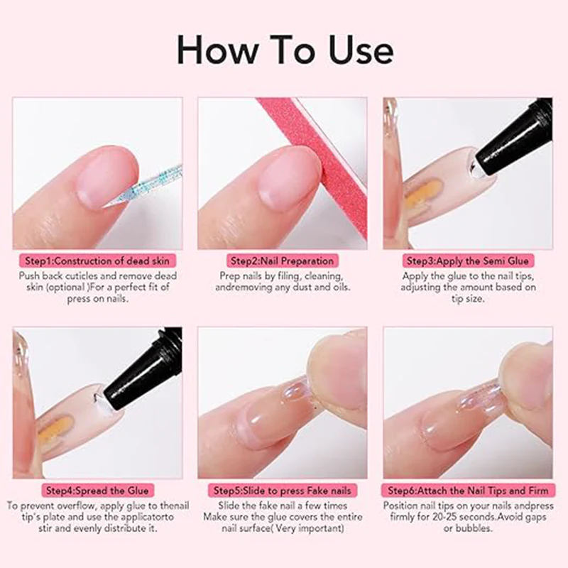 🔥2025 HOT SALE🔥 Extra Strong Fast-Drying Semi-Solid Nail Glue & Remover Set - Image 3