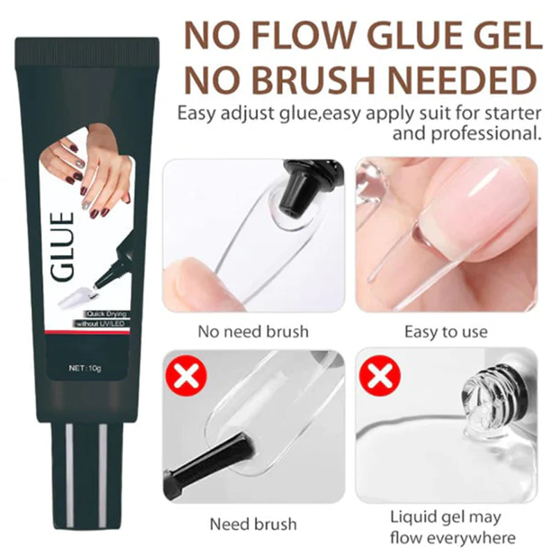 🔥2025 HOT SALE🔥 Extra Strong Fast-Drying Semi-Solid Nail Glue & Remover Set - Image 6