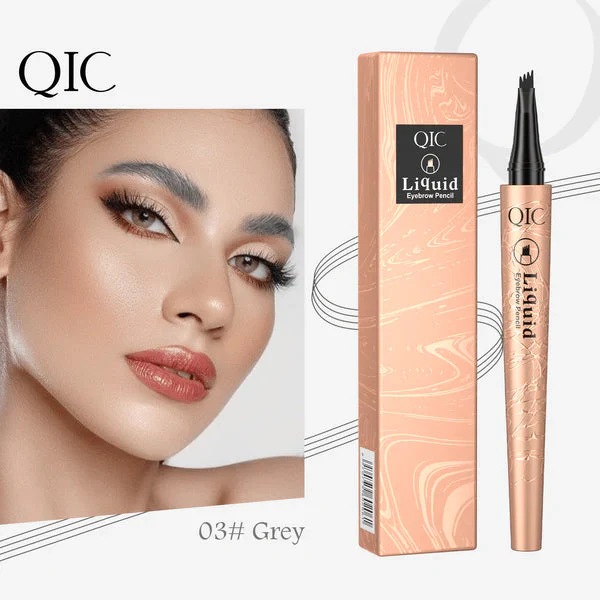 ✏️ BUY 1 GET 1 FREE! ✨ 3D Microblading Eyebrow Pencil – 4-Prong Tip, Waterproof & Natural Hair-Like Strokes 🖌️ - Image 2