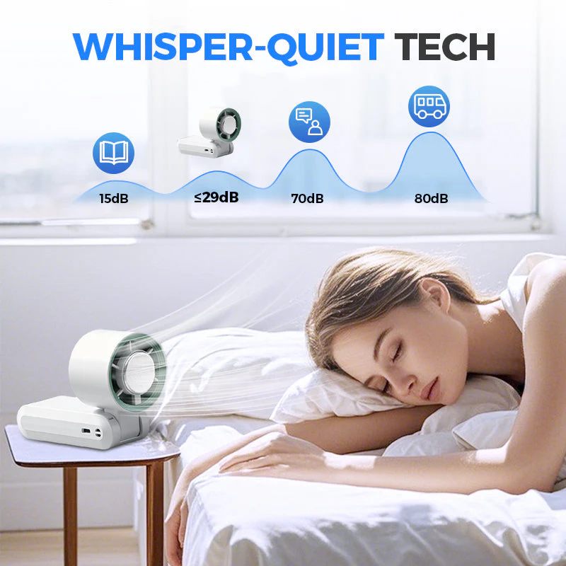 ❄️💨40% OFF Handheld Portable Fan with Ice Cooler⚡🥶 Personal Misting Fan for Outdoor Sports, Travel & Gym | Rechargeable, 3 Speeds, Instant Cooling Relief - Image 5