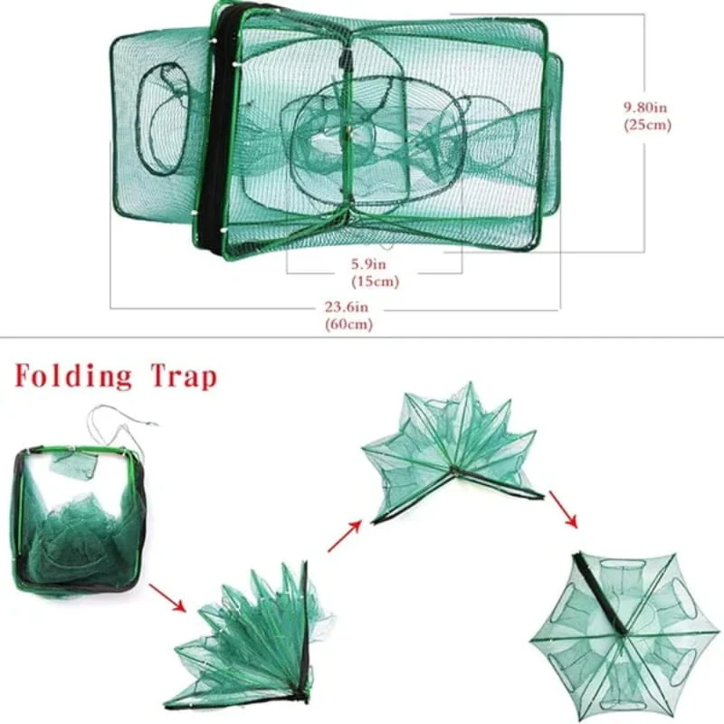 🔥Auto-Foldable Strengthened Fishing Trap Net - Image 7