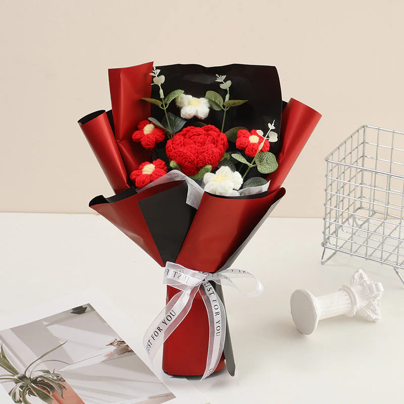 🐰Special Offer 40% OFF!🐣Handmade Delicate Crochet Flower Bouquet - Image 2