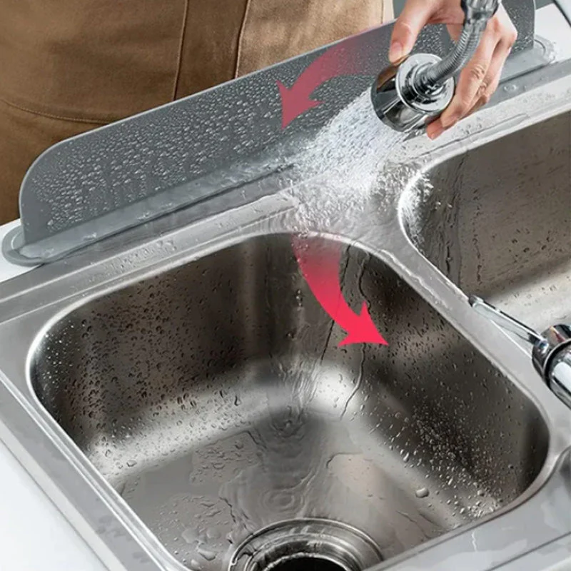 Full-Suction Cup Silicone Sink Splash Guard - Image 5