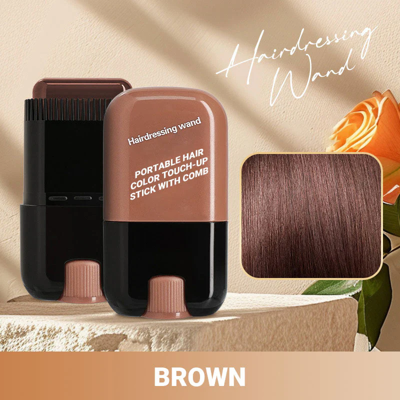 Recasting Confidence!💕Portable Hair Color Touch-Up Stick With Comb - Image 10