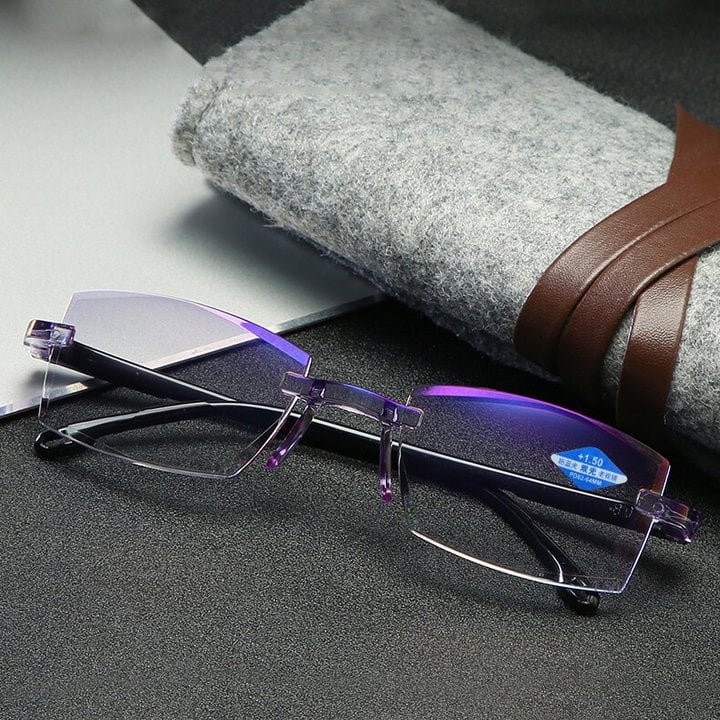 Buy one get one free🔥New Sapphire High Hardness anti-blue Dual-Use Reading Glasses - Image 11