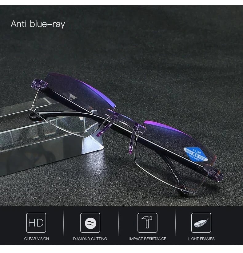 Buy one get one free🔥New Sapphire High Hardness anti-blue Dual-Use Reading Glasses - Image 16