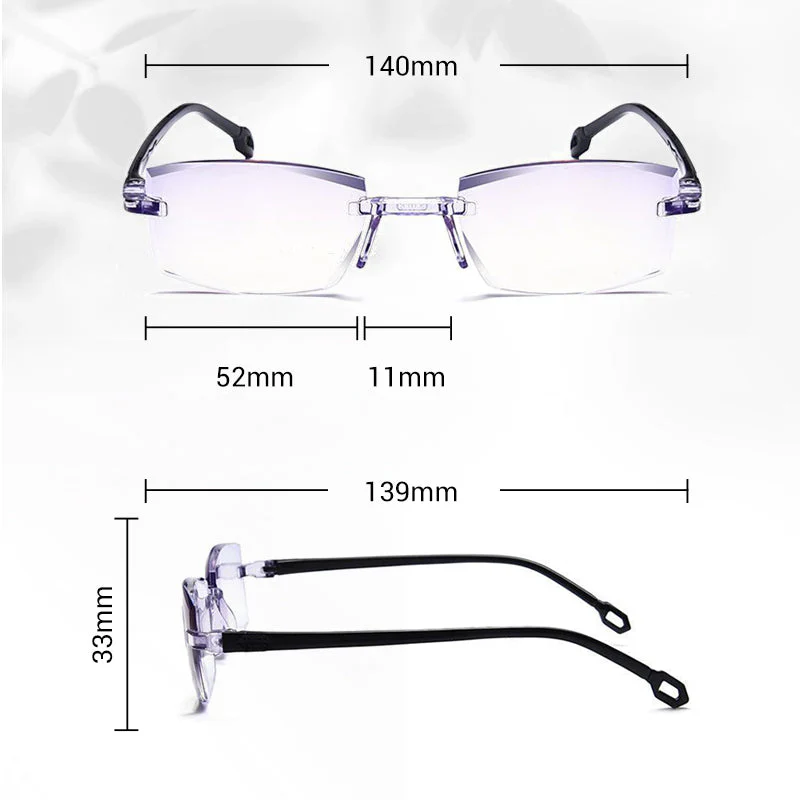 Buy one get one free🔥New Sapphire High Hardness anti-blue Dual-Use Reading Glasses - Image 7