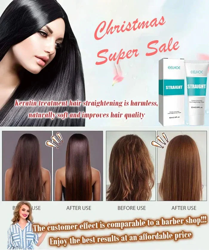 ✨LAST DAY SALE 50% OFF✨ Silk & Keratin Hair Straightening Cream - Image 4