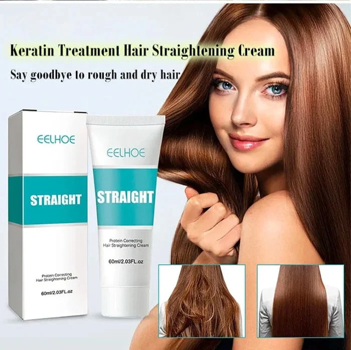 ✨LAST DAY SALE 50% OFF✨ Silk & Keratin Hair Straightening Cream - Image 5