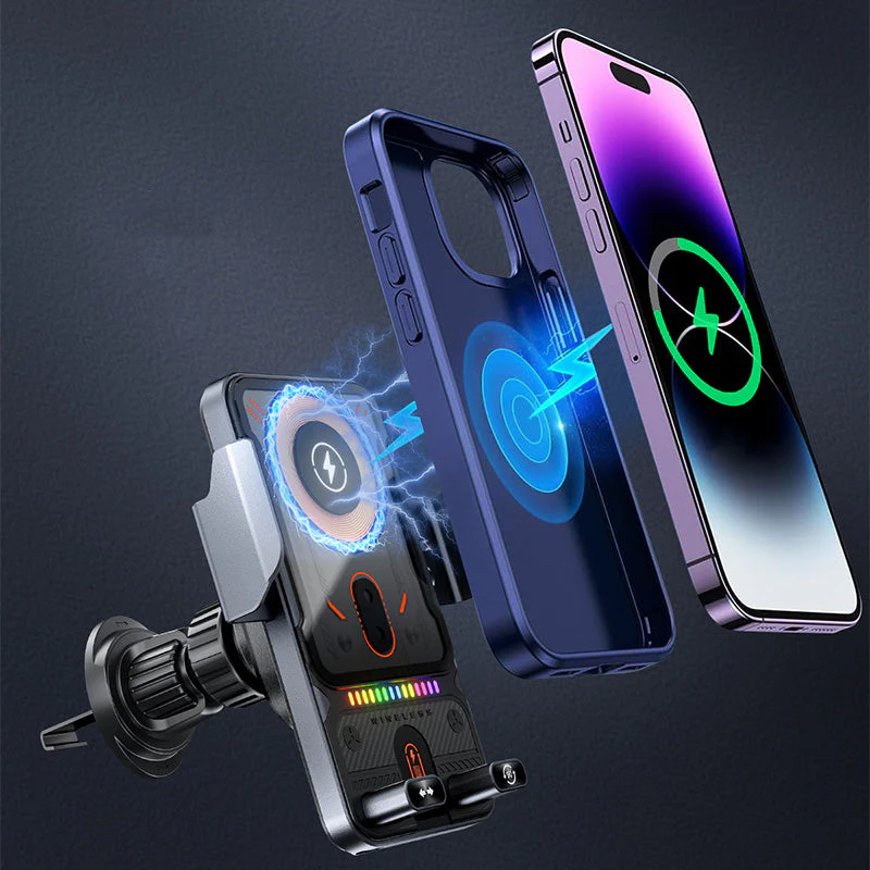 🚗40% OFF!📱 2-in-1 Car Phone Holder & Wireless Charger – 360° Rotation, Strong Grip & Fast Charging 🔋 - Image 17