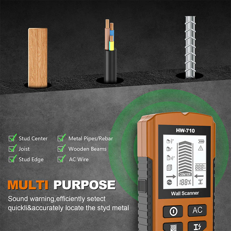 🎉 2025 New Product Offer – 50% OFF!! 💯🪛Multifunctional Handheld Metal & Wall Detector - Image 4