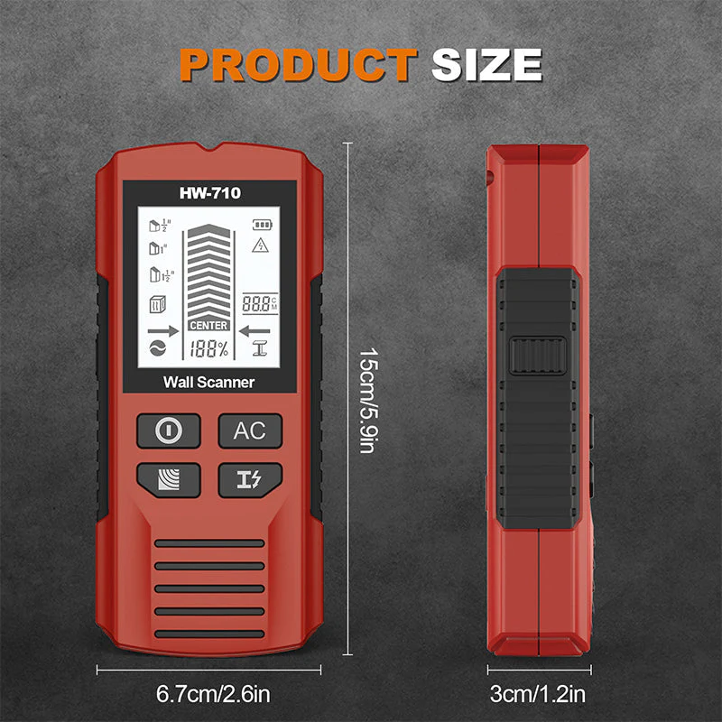🎉 2025 New Product Offer – 50% OFF!! 💯🪛Multifunctional Handheld Metal & Wall Detector - Image 7