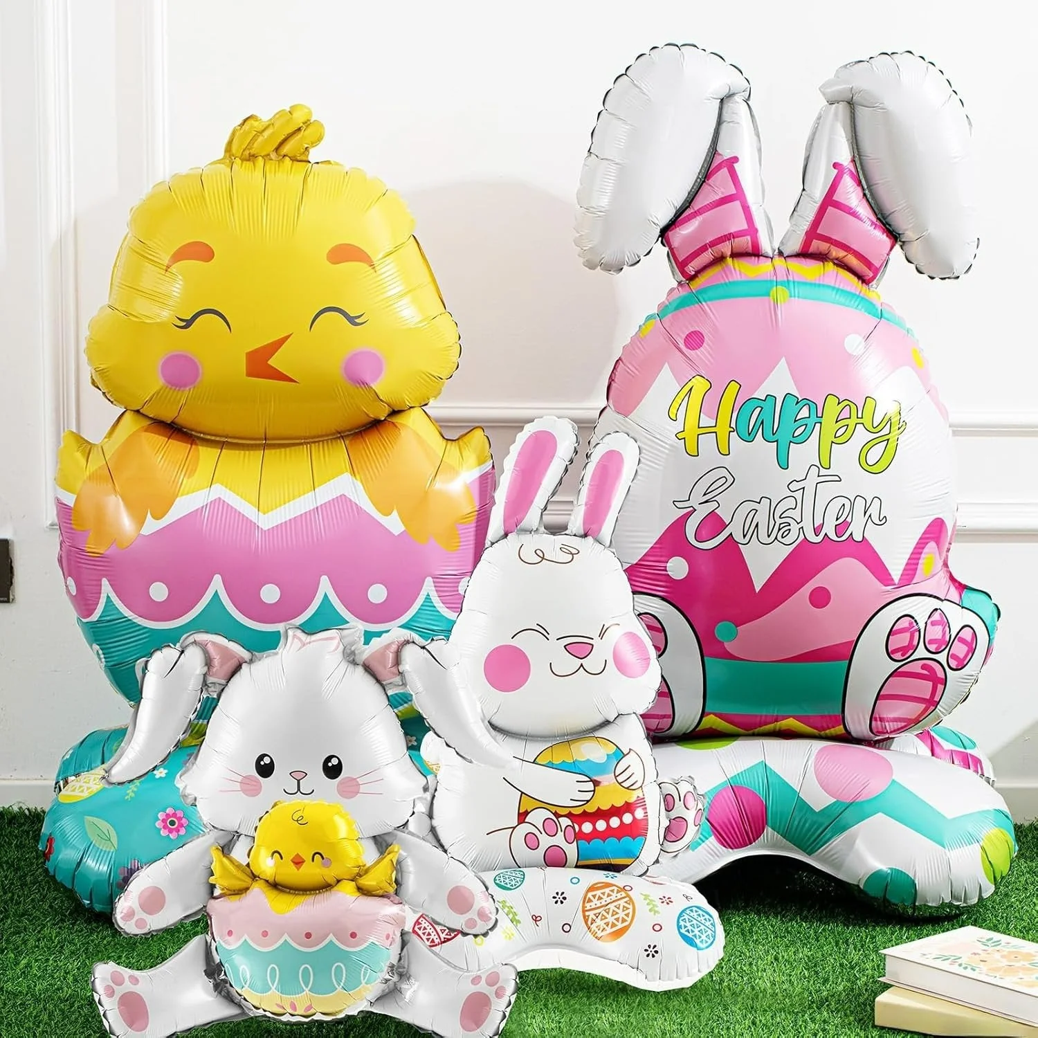 🎁Easter Early Bird Sale🐰Giant 3D Standing Bunny Balloon Self-Supporting Festive Cheer - Image 8