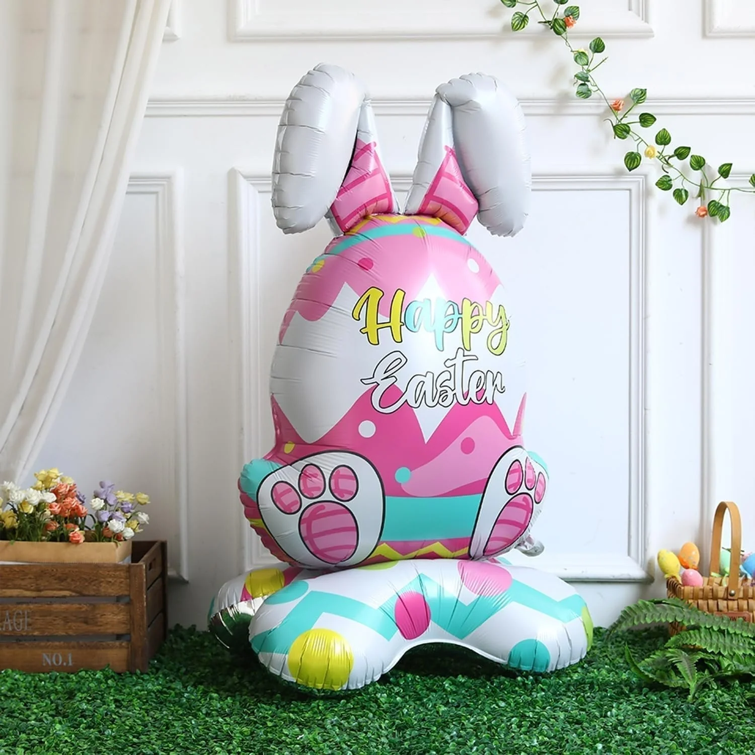 🎁Easter Early Bird Sale🐰Giant 3D Standing Bunny Balloon Self-Supporting Festive Cheer - Image 9