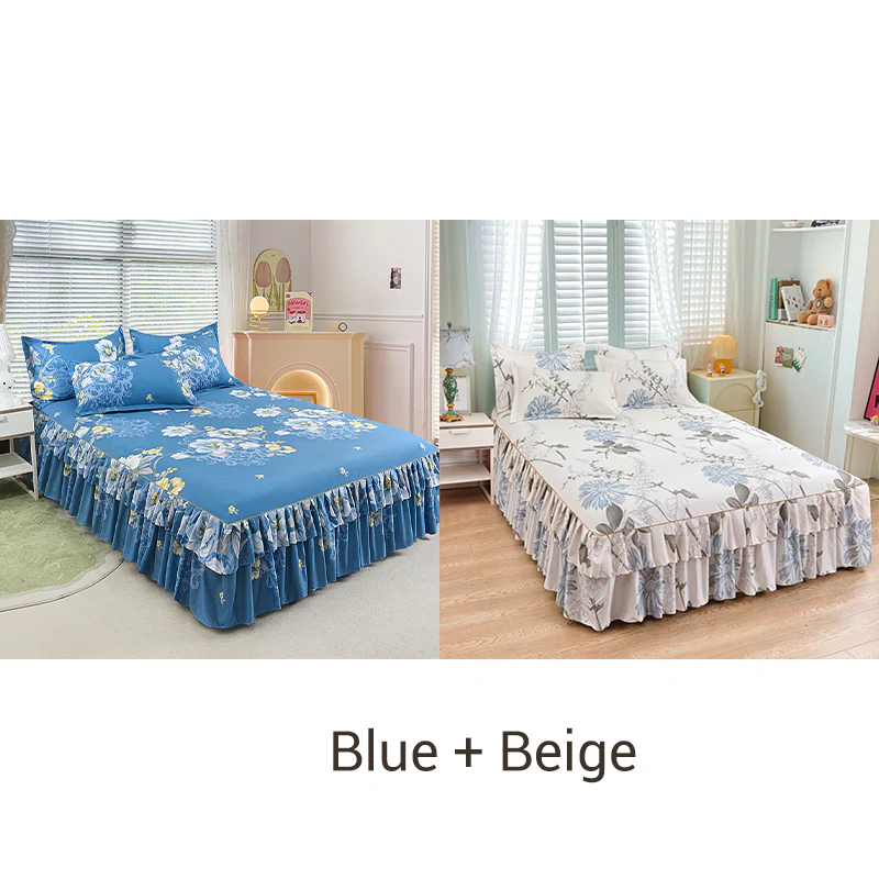 🛏️40% OFF NOW! 🎀 3-Piece Ruffled Bed Skirt Set – Elegant Design, Easy Fit & Complete Coverage 🛌 - Image 14