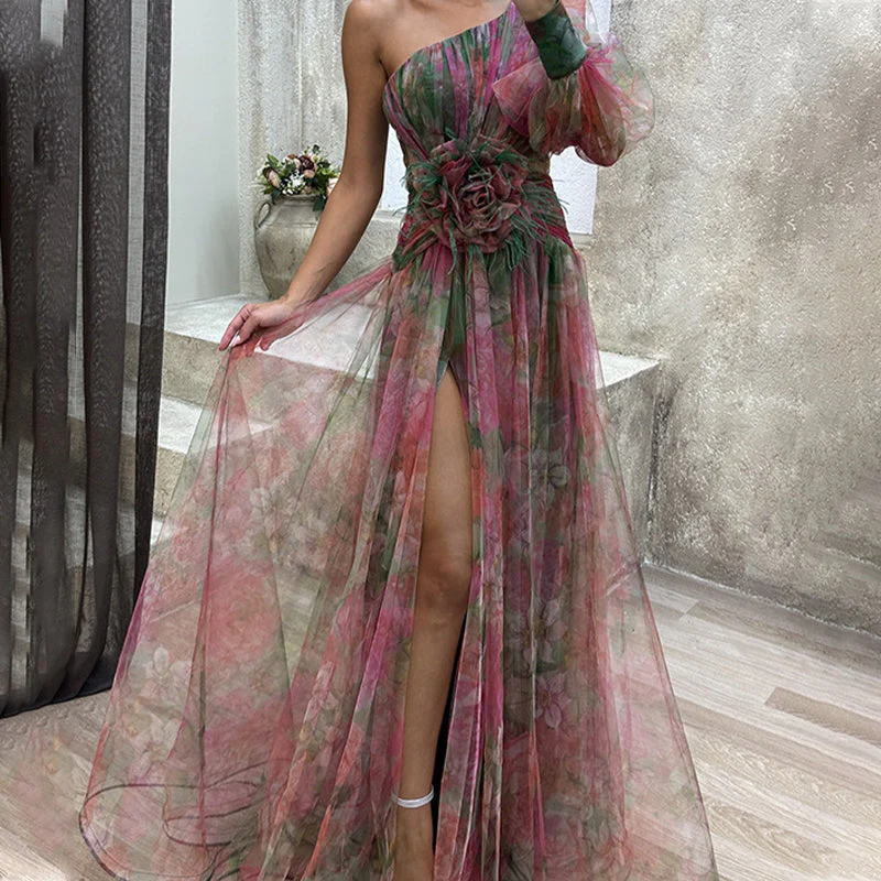 🌸Spring Specials💐 Women's Tulle Irregular Gown Dresses - free shipping - Image 5