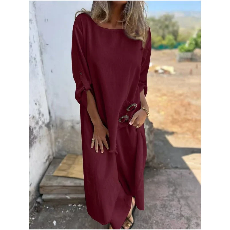 🎉Women's Irregular Dress and Loose Fit Pants - Image 5