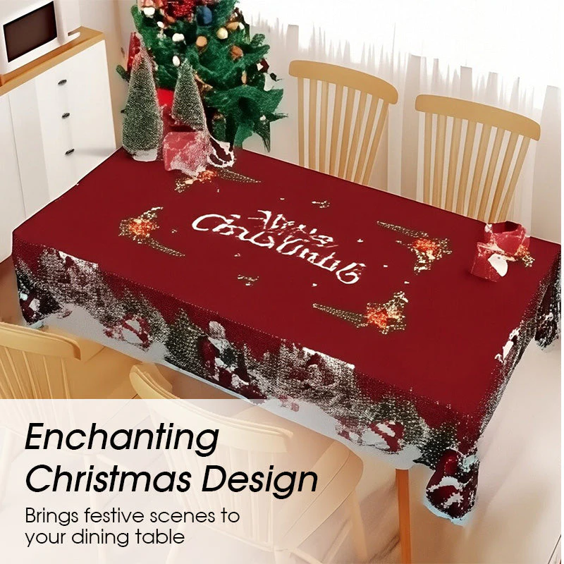 🦌Christmas Early Bird Special🎄Joyful Festive Classic Christmas Tablecloth - Image 2