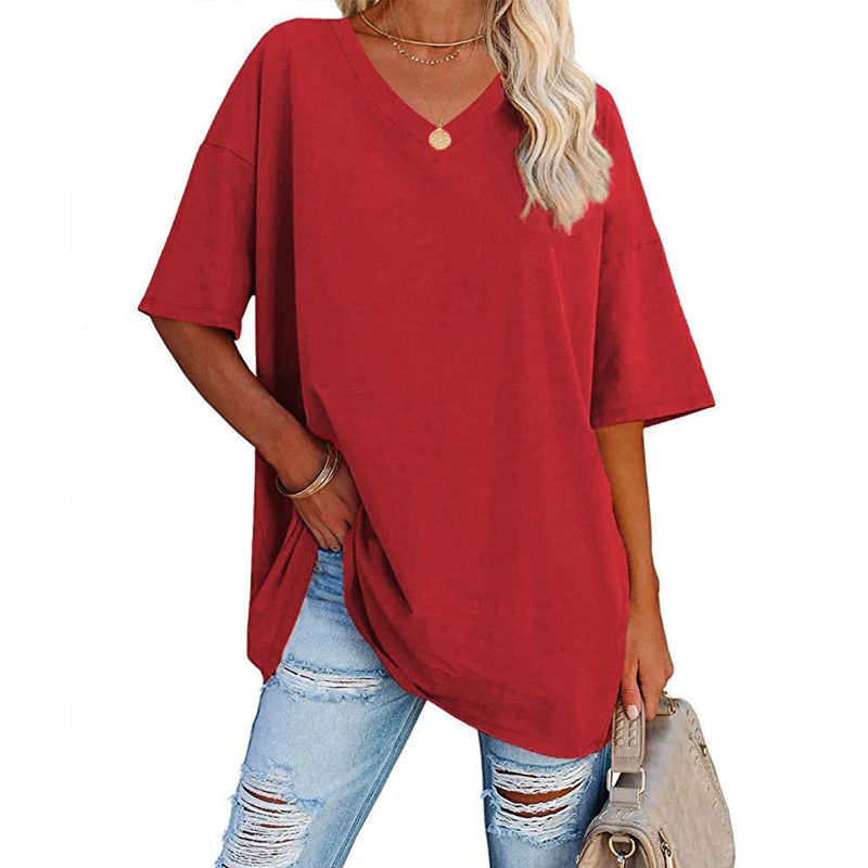 🌷2025 Hot Sale🌷Ladies V-Neck T-Shirt - Image 10