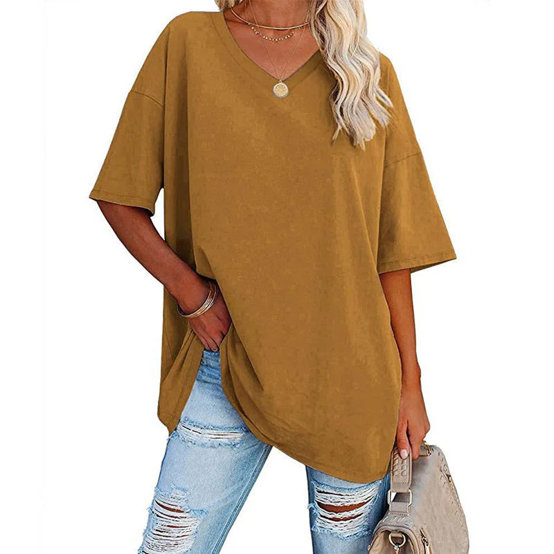 🌷2025 Hot Sale🌷Ladies V-Neck T-Shirt - Image 17