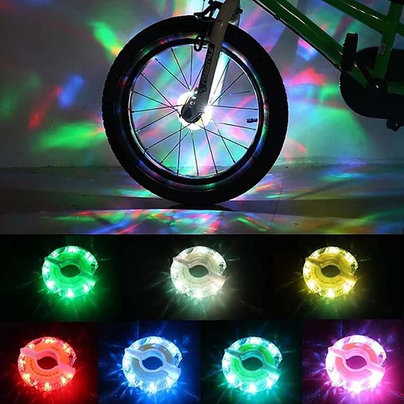 🚴40% OFF! 💫 LED Bike Hub Light – Waterproof, Easy to Install & 8 Colour Modes 🌈 - Image 4