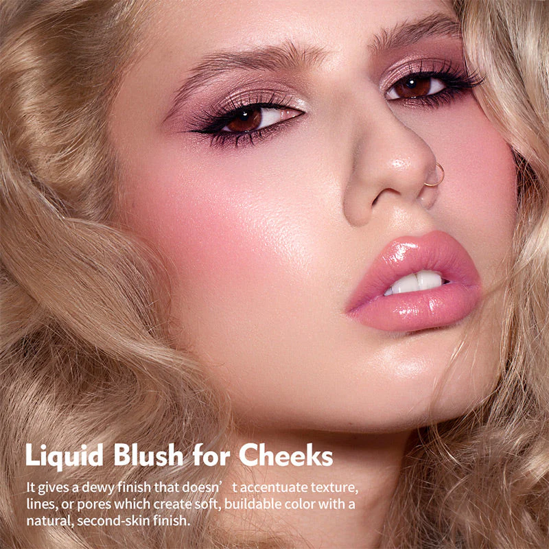 💘Lightweight Long-Lasting Liquid Blush for Cheeks - Image 3