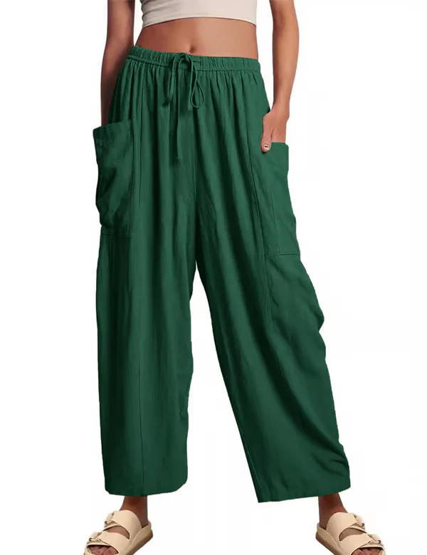 👖Women's Linen Casual Wide Leg Pants - Image 11