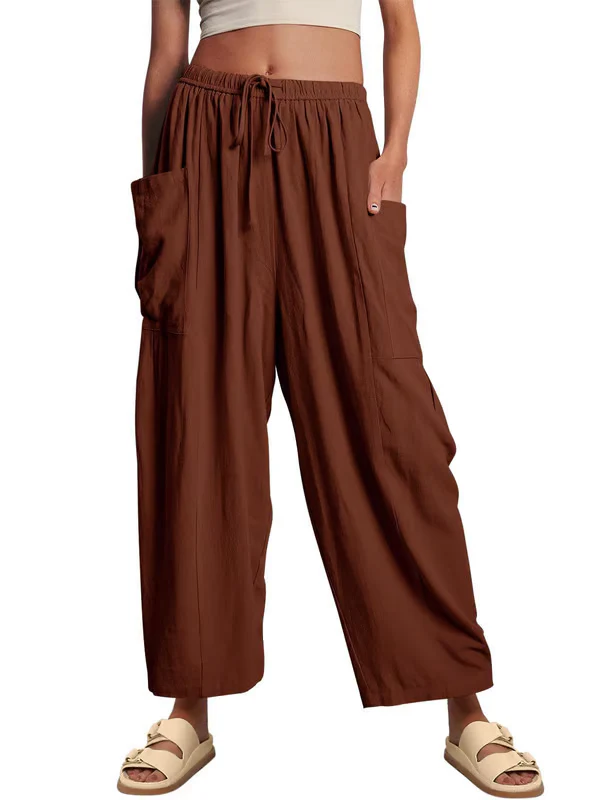 👖Women's Linen Casual Wide Leg Pants - Image 12
