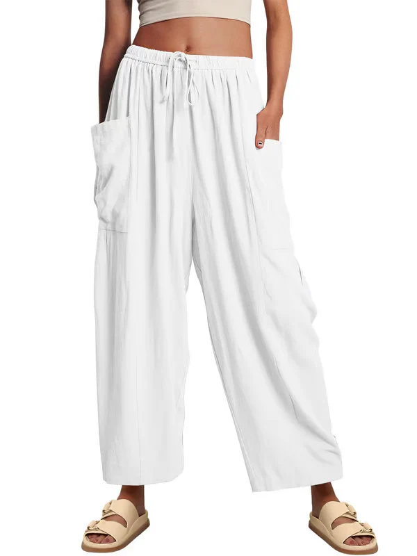 👖Women's Linen Casual Wide Leg Pants - Image 13