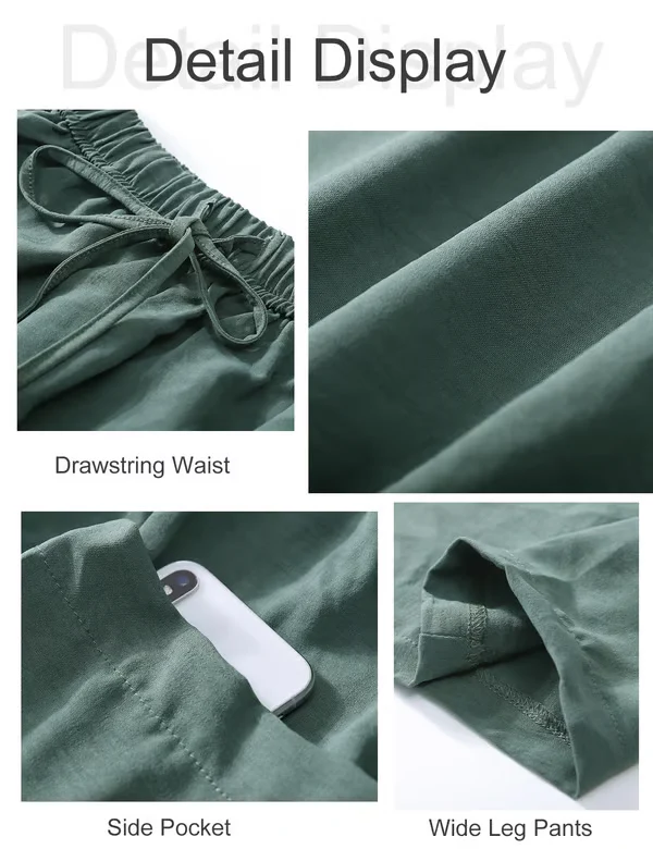 👖Women's Linen Casual Wide Leg Pants - Image 6