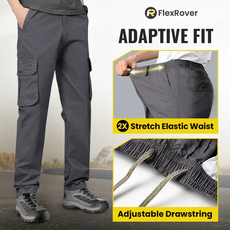 ⏳Time-limited Special👖Multi-Pocket Durable Ultra Comfort Loose Fit Pants - Image 3