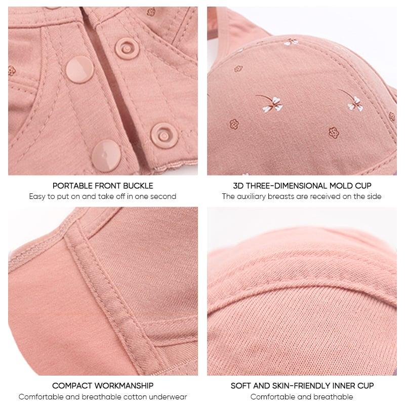 🔥Buy 2 get 1 free (3pcs)🔥Design for Senior Front Closure Cotton Bra - Image 18