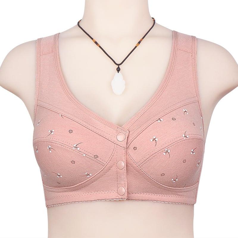 🔥Buy 2 get 1 free (3pcs)🔥Design for Senior Front Closure Cotton Bra - Image 22