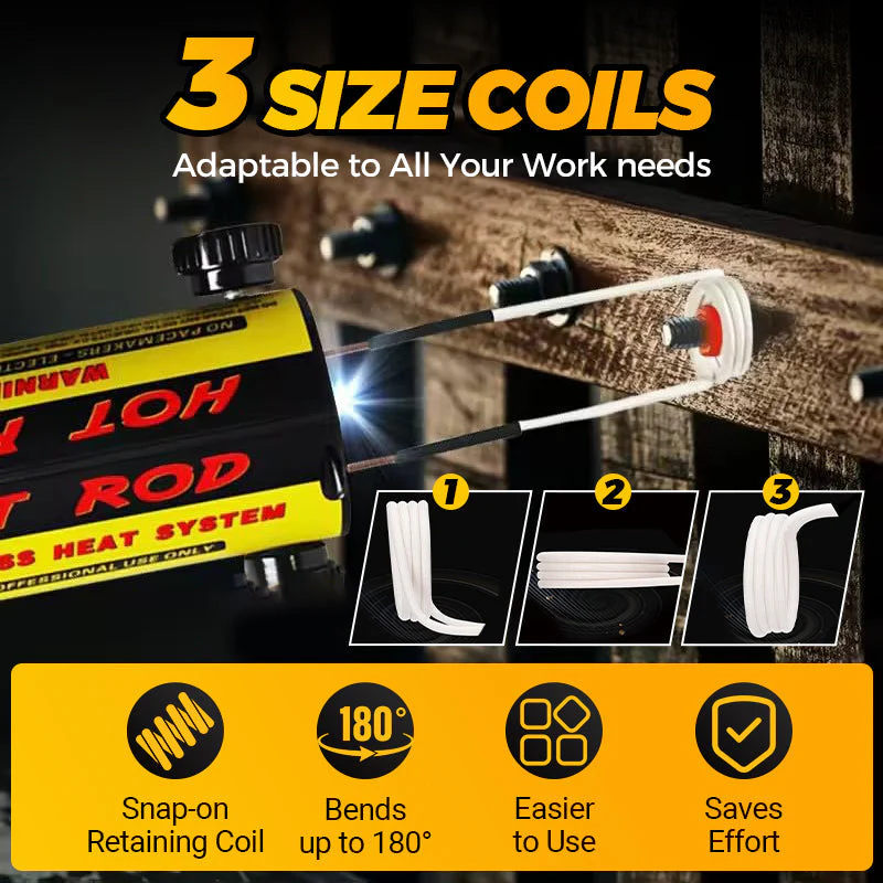 💥New Year special offer🎉 Magnetic Induction Heater Kit - 1100W Induction Heat Bolt Removal Tool - Image 4