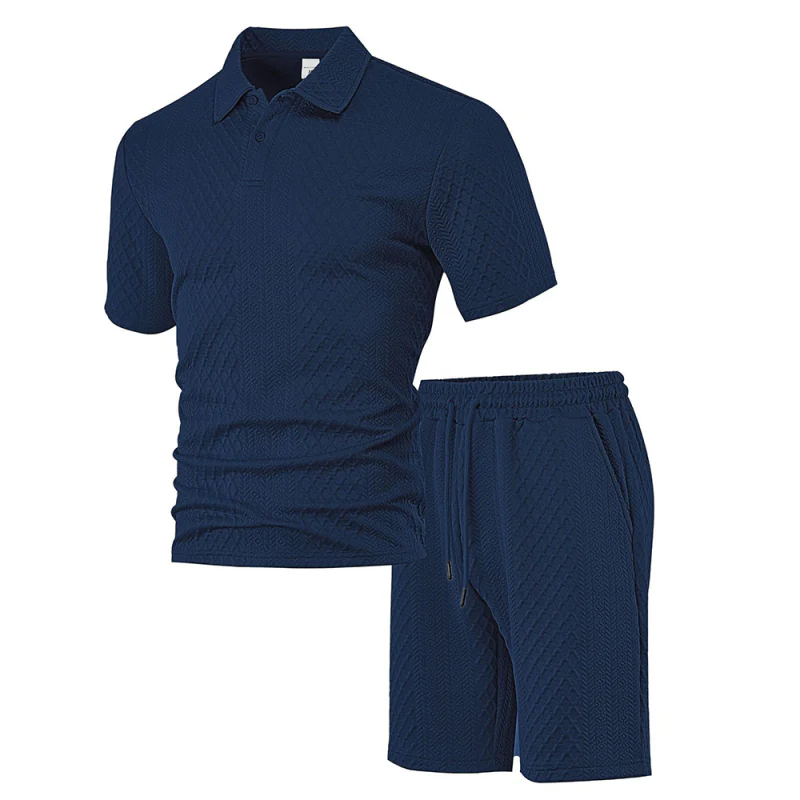 💞50K+ SOLD!💥🩳Men's Diamond Print 2-Piece Set – Ready in seconds! Soft, breathable top with easy shorts. No fuss, just style. Perfect for garden BBQs or coffee dates. - Image 12