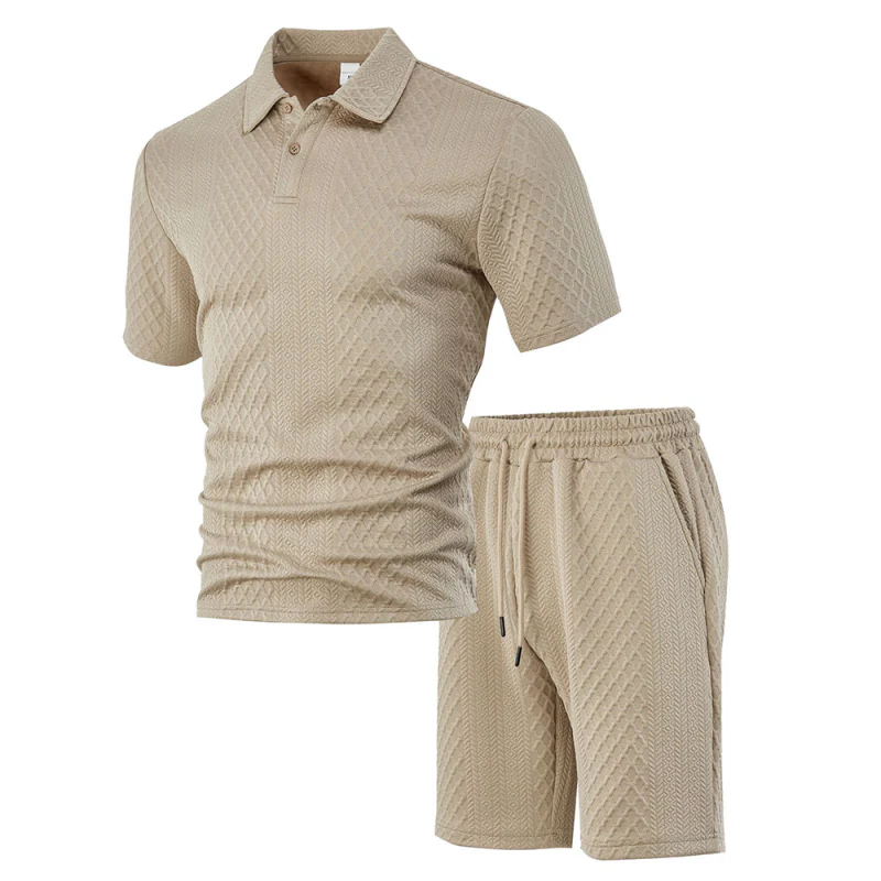 💞50K+ SOLD!💥🩳Men's Diamond Print 2-Piece Set – Ready in seconds! Soft, breathable top with easy shorts. No fuss, just style. Perfect for garden BBQs or coffee dates. - Image 16